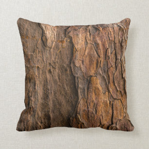 Oreiller à lancer en coton de bois moderne