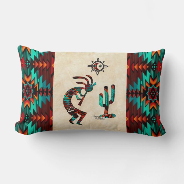 Oreiller à lancer Kokopelli Sud-Ouest (Recto)