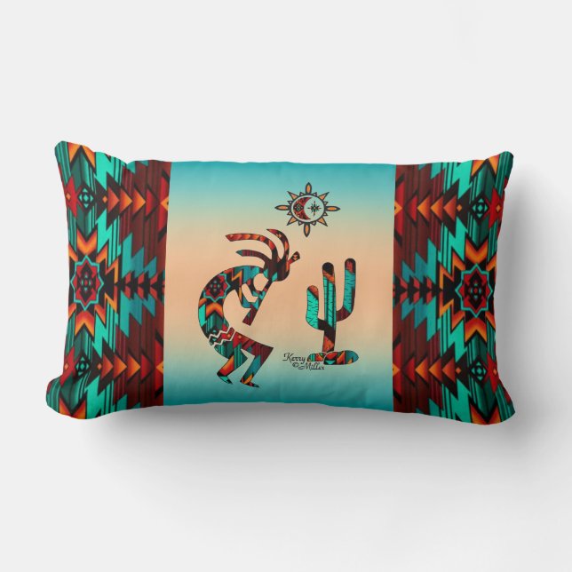 Oreiller à lancer Kokopelli Sud-Ouest (Recto)