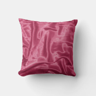 Oreiller à lancer Mauve Satin-Carré