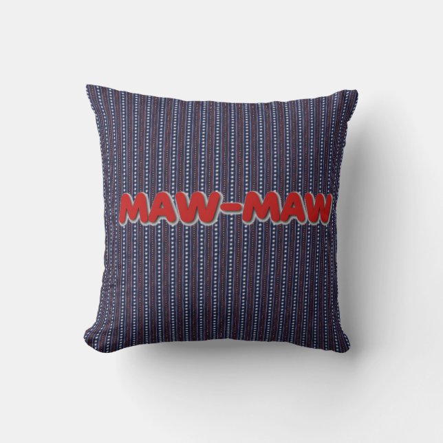 Oreiller à lancer Maw-Maw (Recto)