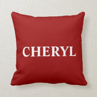 Oreiller à lancer monogramme