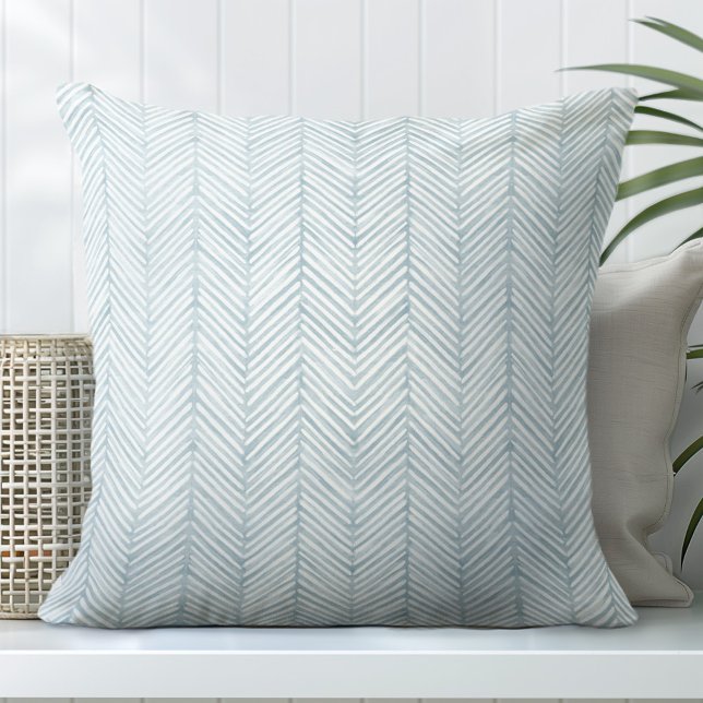 Oreiller à lancer Motif bleu clair (Créateur téléchargé)