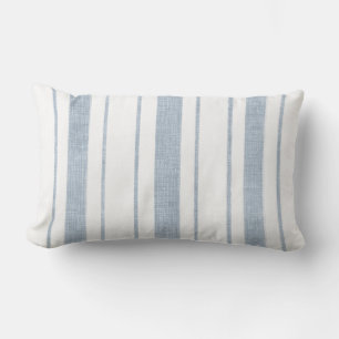 Oreiller à lancer Motif de ligne bleue claire