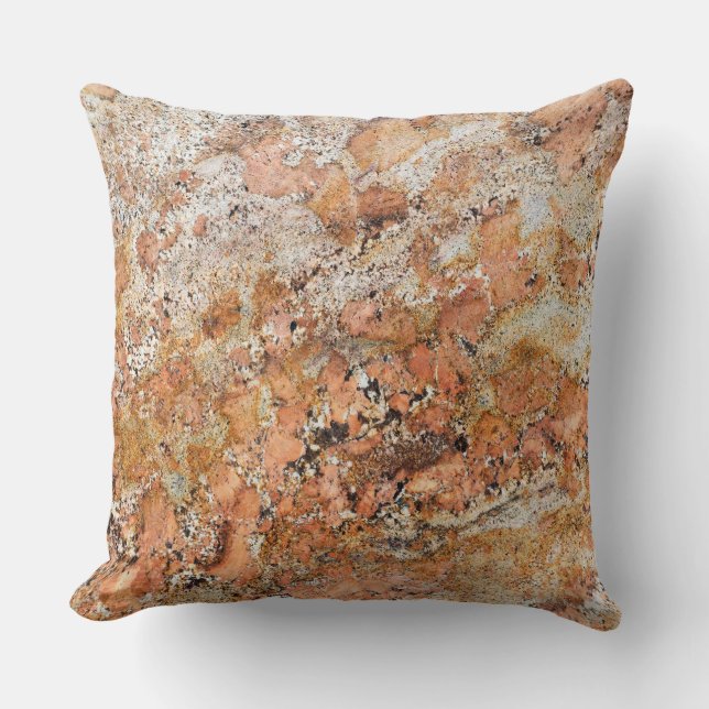 Oreiller à lancer Motif granit (Recto)