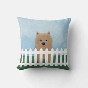 Oreiller à lancer Norwich Terrier