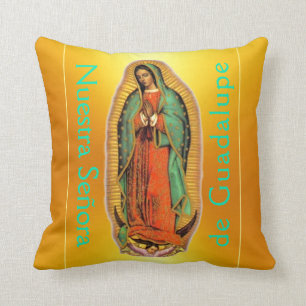 Oreiller à lancer Nuestra Señora de Guadalupe