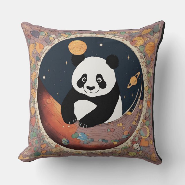 Oreiller à lancer Panda (Recto)