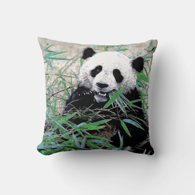 Oreiller à lancer Panda Bear (Recto)