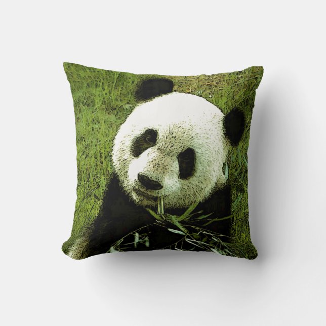 Oreiller à lancer Panda Bear (Recto)