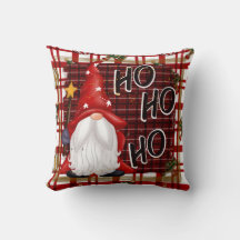 Oreiller à lancer père Noël Gnome