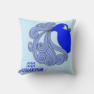 Oreiller à lancer réversible Aquarius