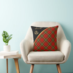 Oreiller à lancer Scott Tartan