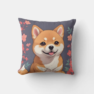 Oreiller à lancer Shiba Inu - Confort confortable