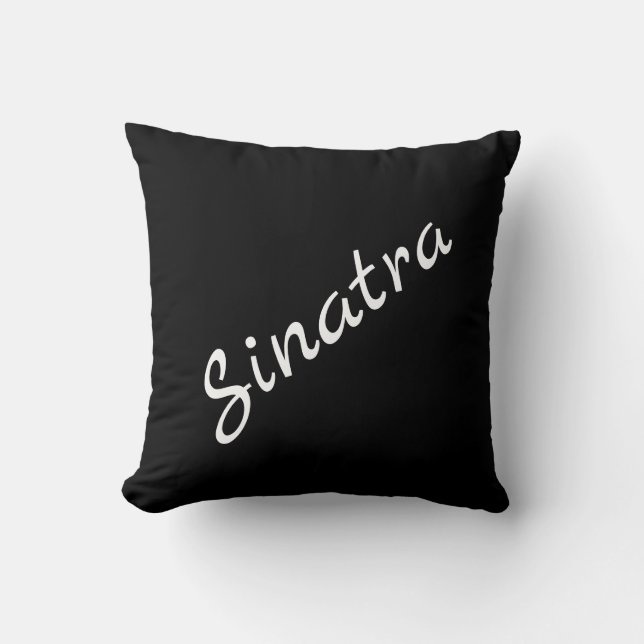 Oreiller à lancer Sinatra Retro Vibe (Recto)