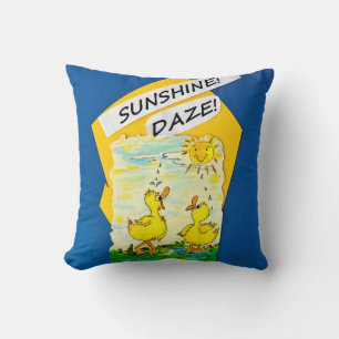 Oreiller à lancer "Sunshine Daze"