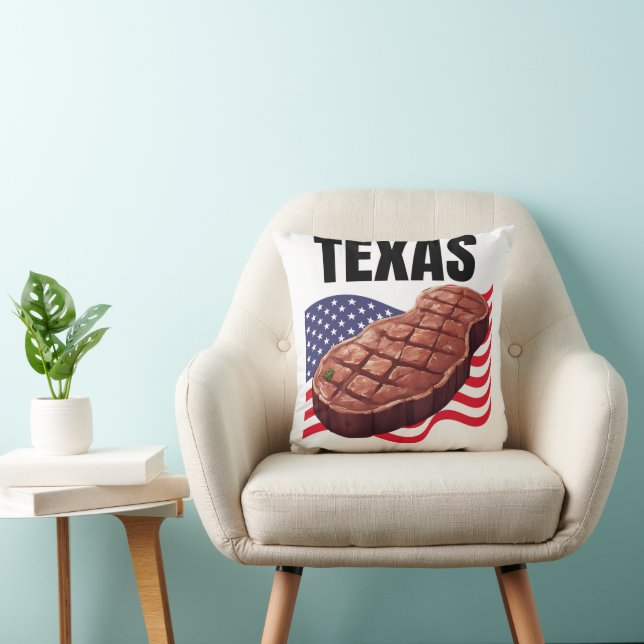 Oreiller à lancer Texas (Chaise)