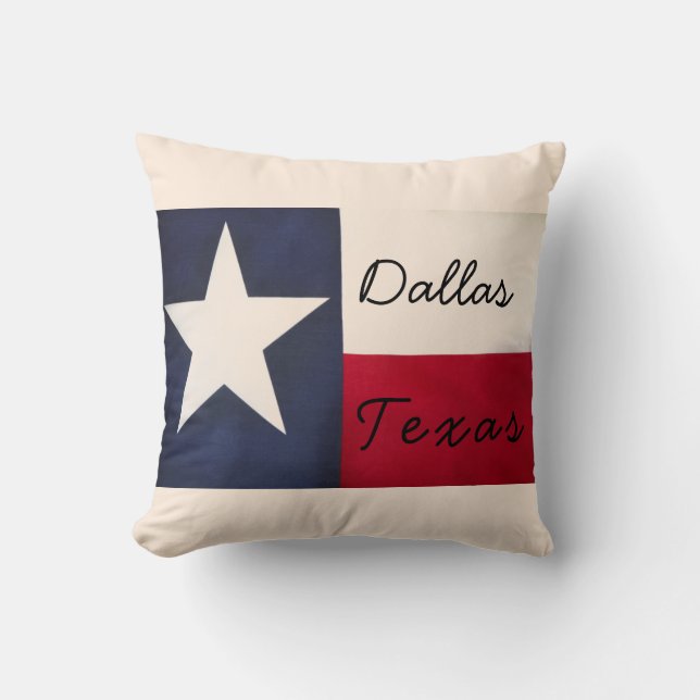 Oreiller à lancer Texas (Recto)