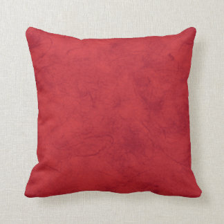 Oreiller à lancer texturé rouge canneberge
