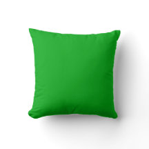 Oreiller à lancer vert 16 po x 16 po