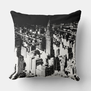 Oreiller à lancer vintage New York City