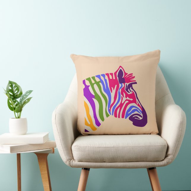 Oreiller à lancer Zebra (Chaise)
