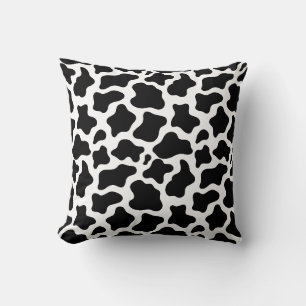Oreiller accent à motif vache