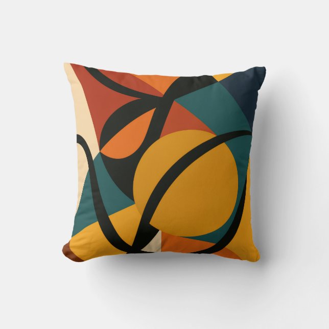 Oreiller africain abstrait (Recto)