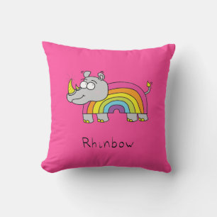 Oreiller Arc-en-ciel Rhinbow Rose
