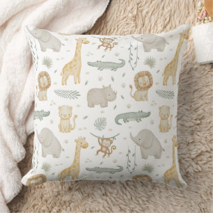 Oreiller bébé personnalisé Safari Sauvage
