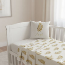 Oreiller bébé réversible personnalisé Royal Gold P