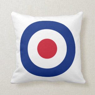 Oreiller bleu et blanc MOD Cadeaux MOD