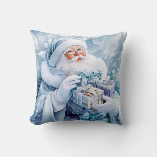 Oreiller bleu hiver