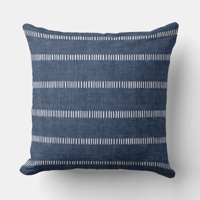 Oreiller bleu Indigo (Recto)