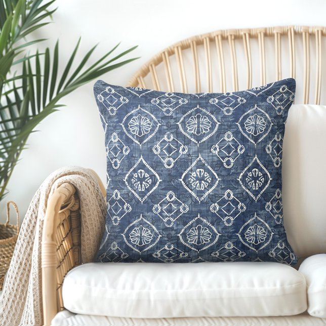 Oreiller bleu Indigo (Créateur téléchargé)