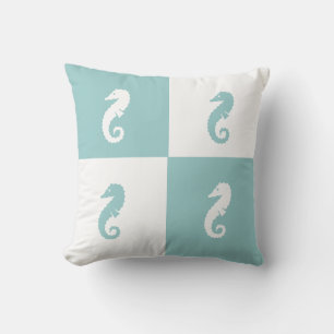 Oreiller Bloc de Couleur Hippocampe