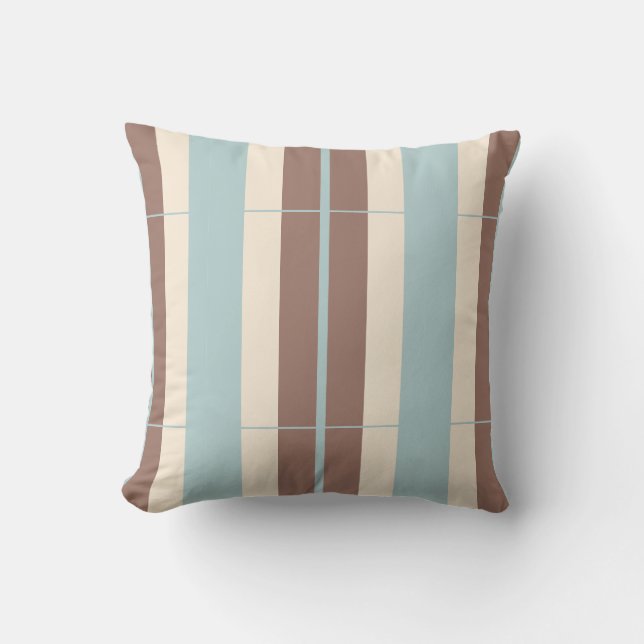 Oreiller Brown Bleu Tan (Recto)