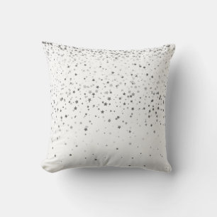Oreiller carré Petite Étoiles Argentées Intérieur-