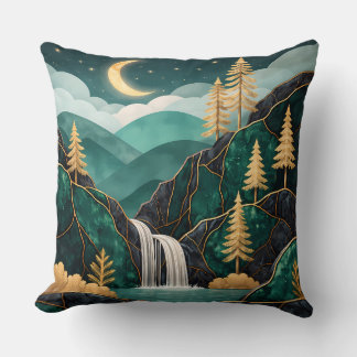 Oreiller Cascade de Montagne Kintsugi de Luxe