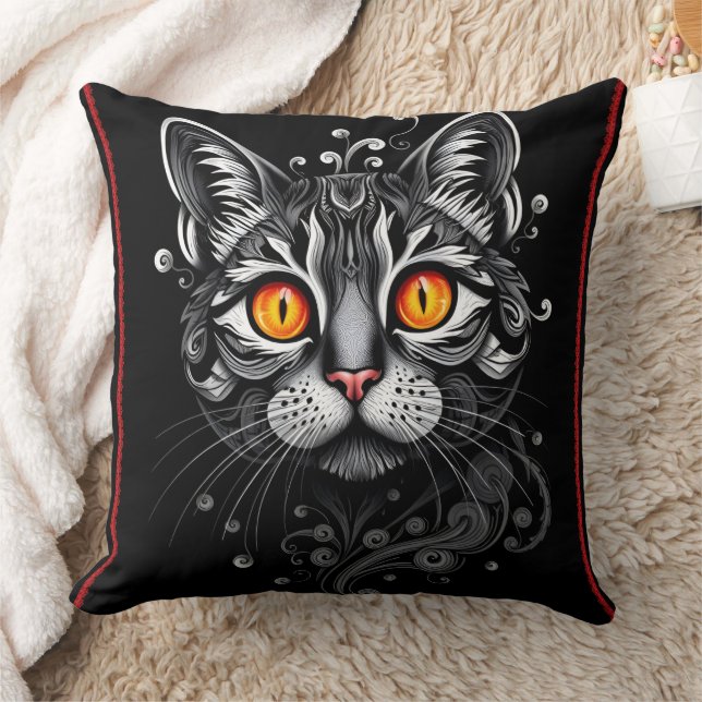 Oreiller Chat Jeté (Couverture)