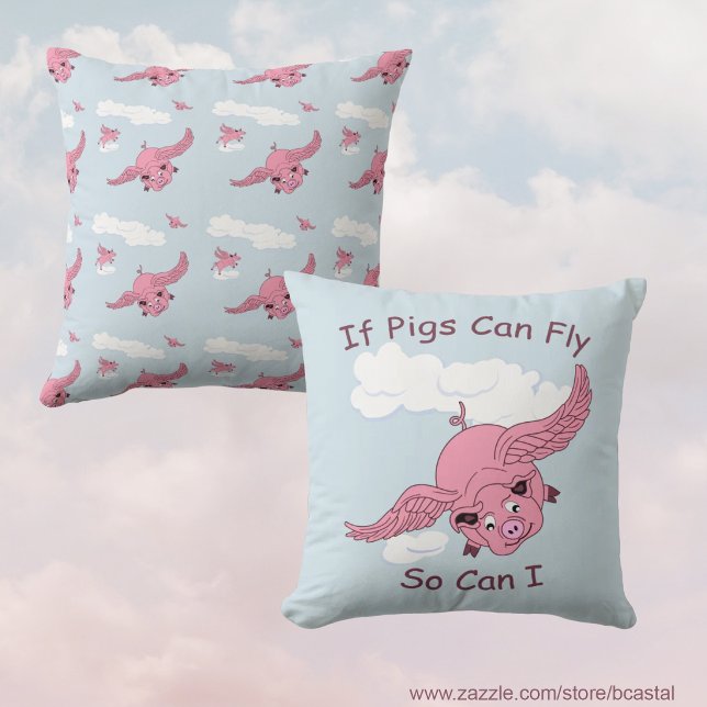 Oreiller Cochon Volant (Créateur téléchargé)