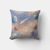 Oreiller Cosmique Rêveur – Planètes & Galaxies