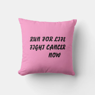 OREILLER COURSE POUR LA VIE COMBATTRE LE CANCER MA
