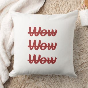 Oreiller Coussin d'accent à typographie moderne
