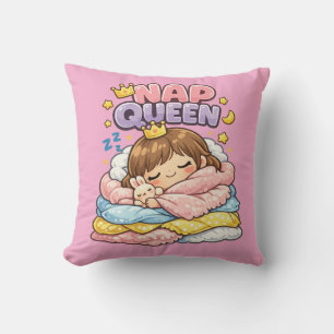 Oreiller Coussin Nap Queen Kawaii