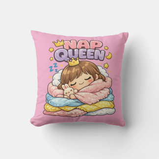 Oreiller Coussin Nap Queen Kawaii