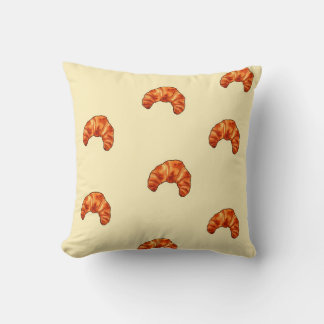 Oreiller croissant Kawaii|Décoration de boulangeri