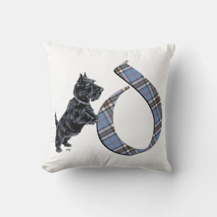 Oreiller D Monogramme Terrier Écossais