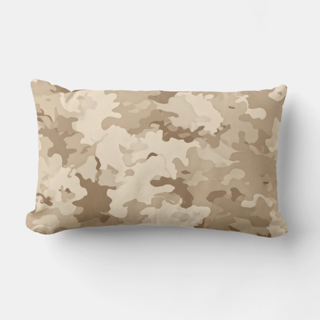 Oreiller d'accent à impression de camouflage milit (Recto)