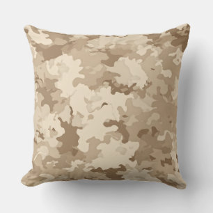 Oreiller d'accent à impression de camouflage milit